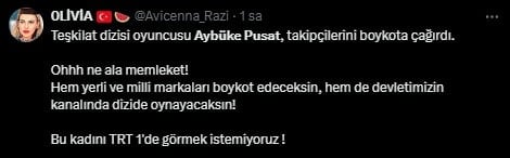 Trol linçinin yeni hedefi Aybüke Pusat! Boykot paylaşımı yaptığı için TRT'den kovulmasını istediler