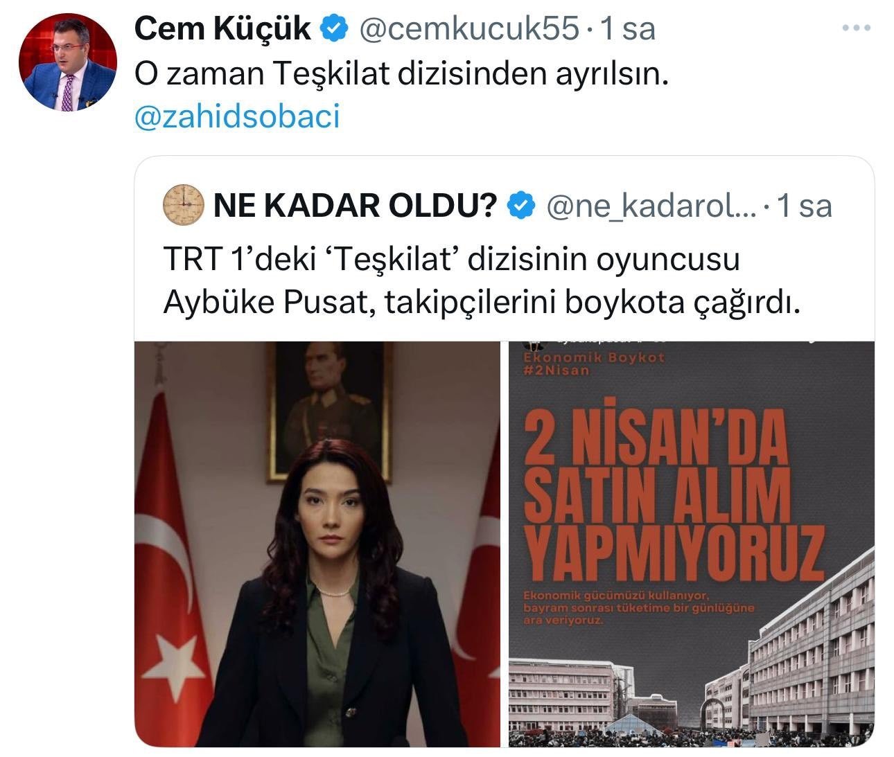 Trol linçinin yeni hedefi Aybüke Pusat! Boykot paylaşımı yaptığı için TRT'den kovulmasını istediler