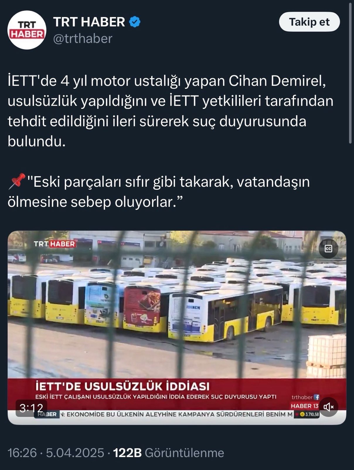 TRT'de İBB'yi suçlamıştı: 'Tevfik Göksu kadrosundanım' dediği görüntüler ortaya çıktı! Göksu'dan açıklama geldi