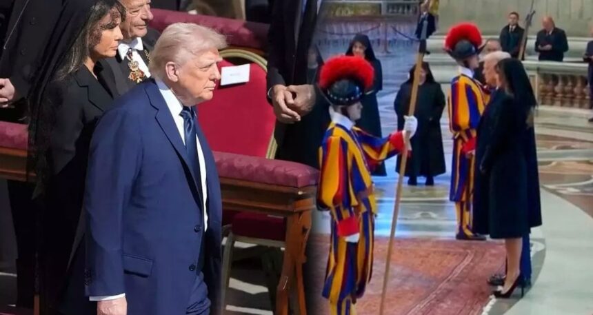 Trump’ın iki hareketi Papa’nın cenazesine damga vurdu