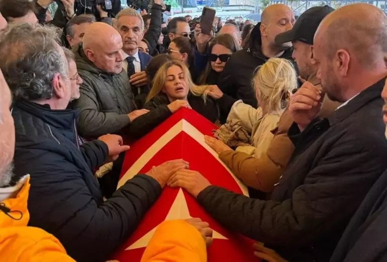 Volkan Konak'ın cenazesinde iğrenç olay