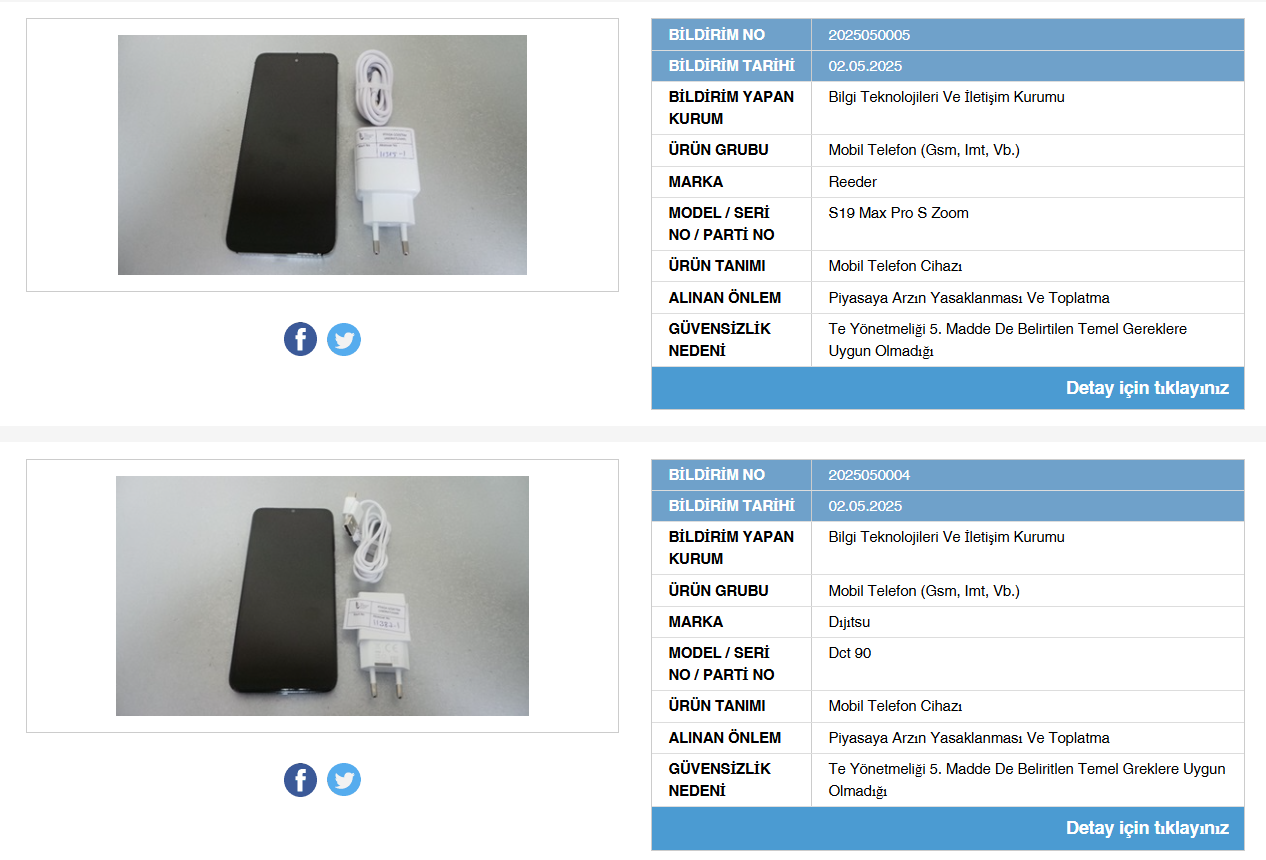 4 telefon modeli ve 1 hoparlör toplatılıyor: İade hakkı var