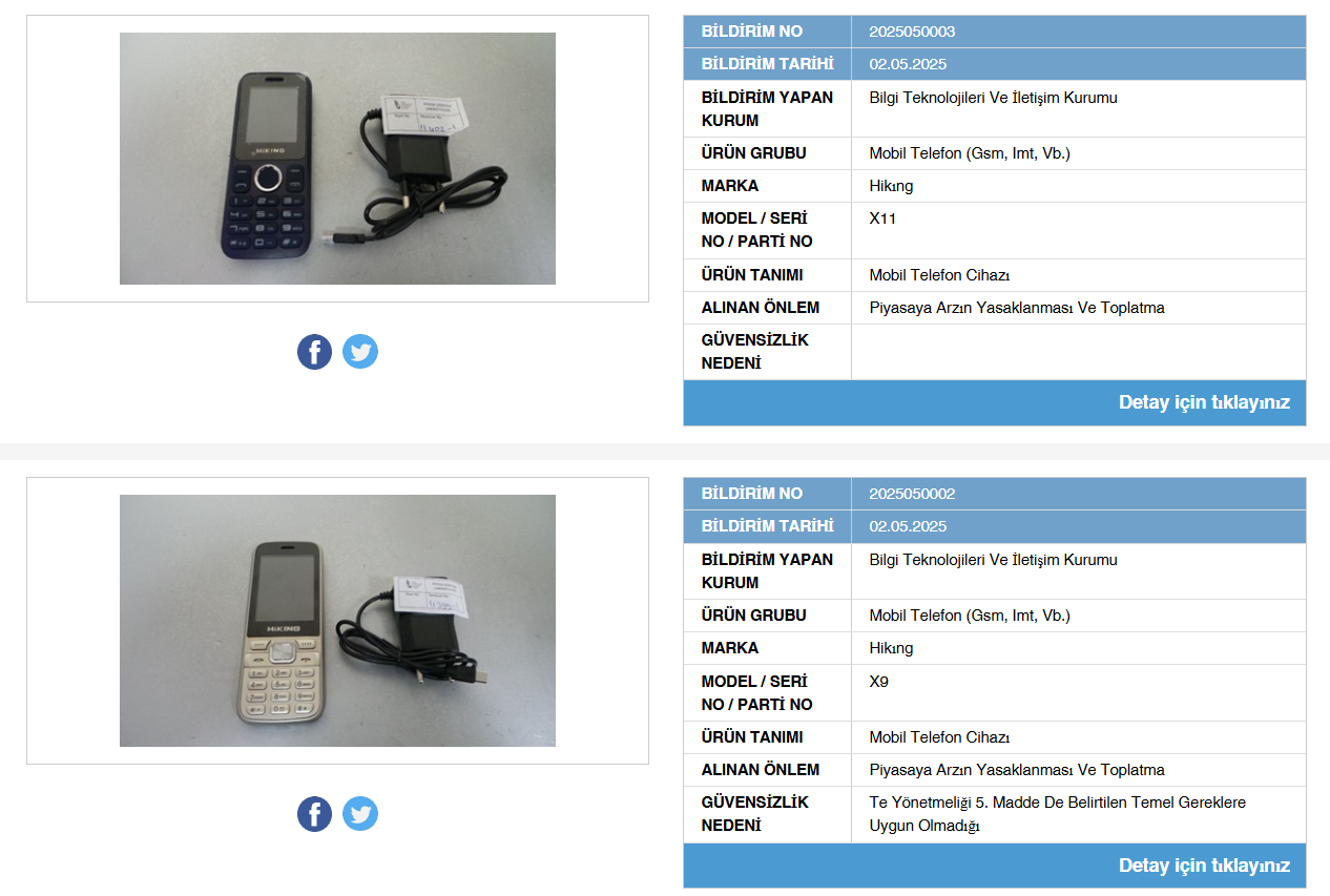 4 telefon modeli ve 1 hoparlör toplatılıyor: İade hakkı var