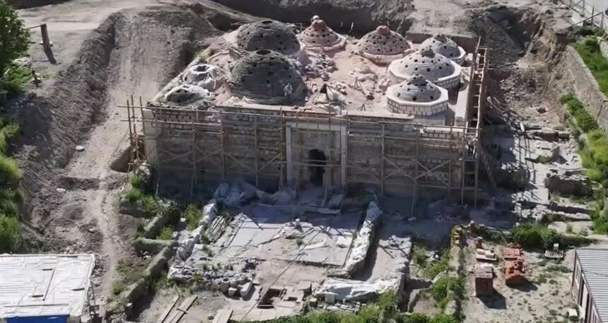 600 yıllık hamam geçmişe ışık tutacak