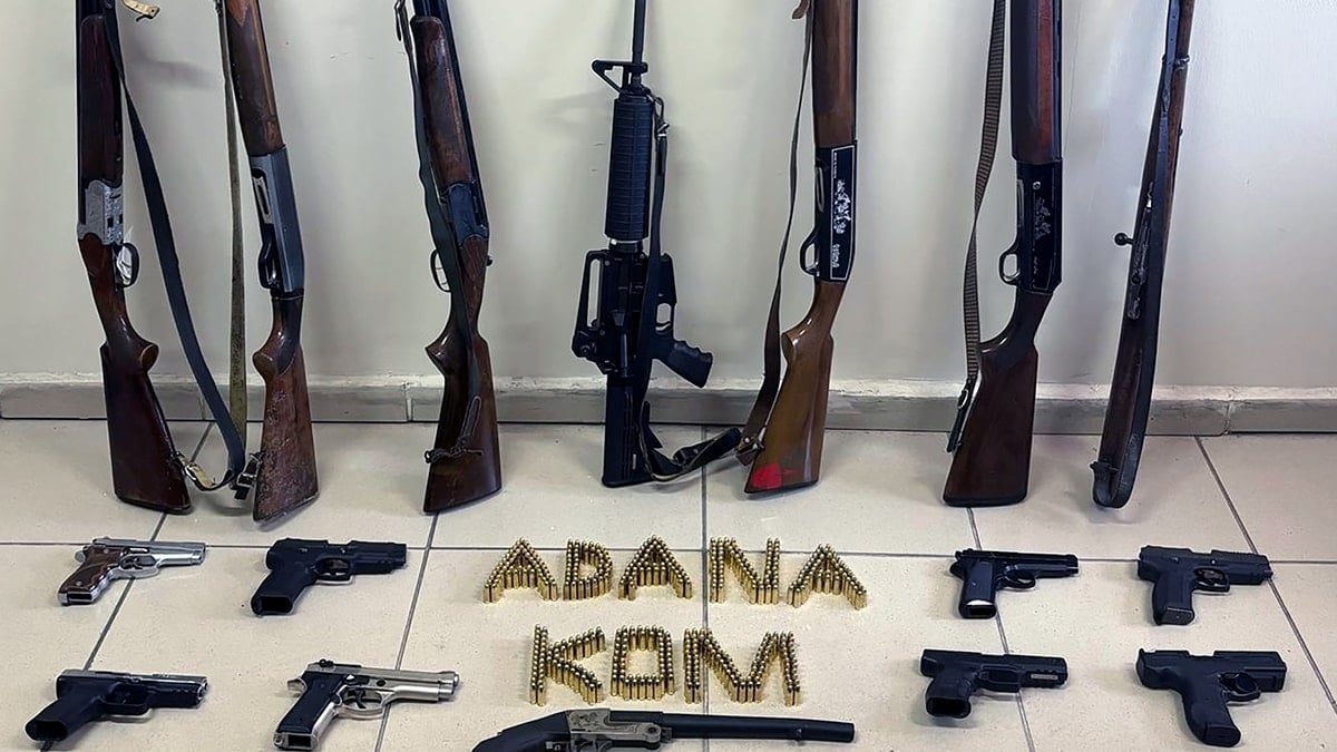 Adana silah kaçakçılığı operasyonu: 21 kişi tutuklandı