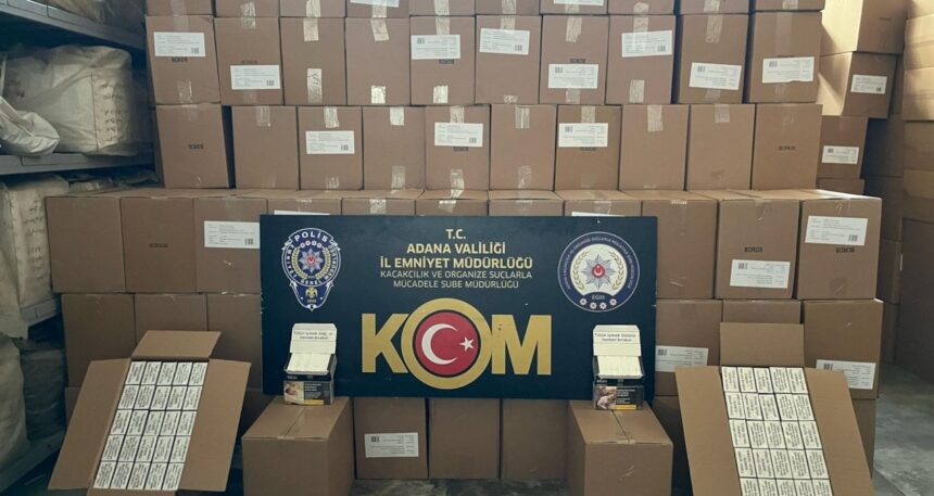 Adana’da dev makaron operasyonu!