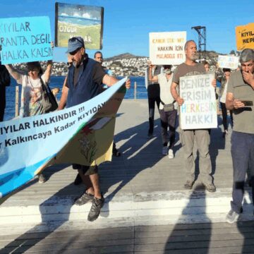 Ankaralı iş insanı halk plajını kapattı Bodrum ayağa kalktı