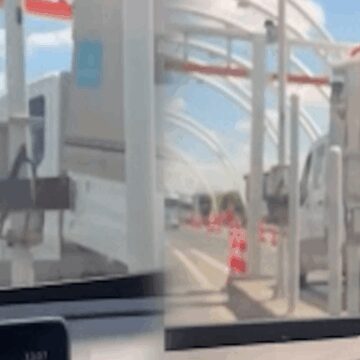 Avrasya Tüneli girişinde kaza: Kamyonet böyle çarptı