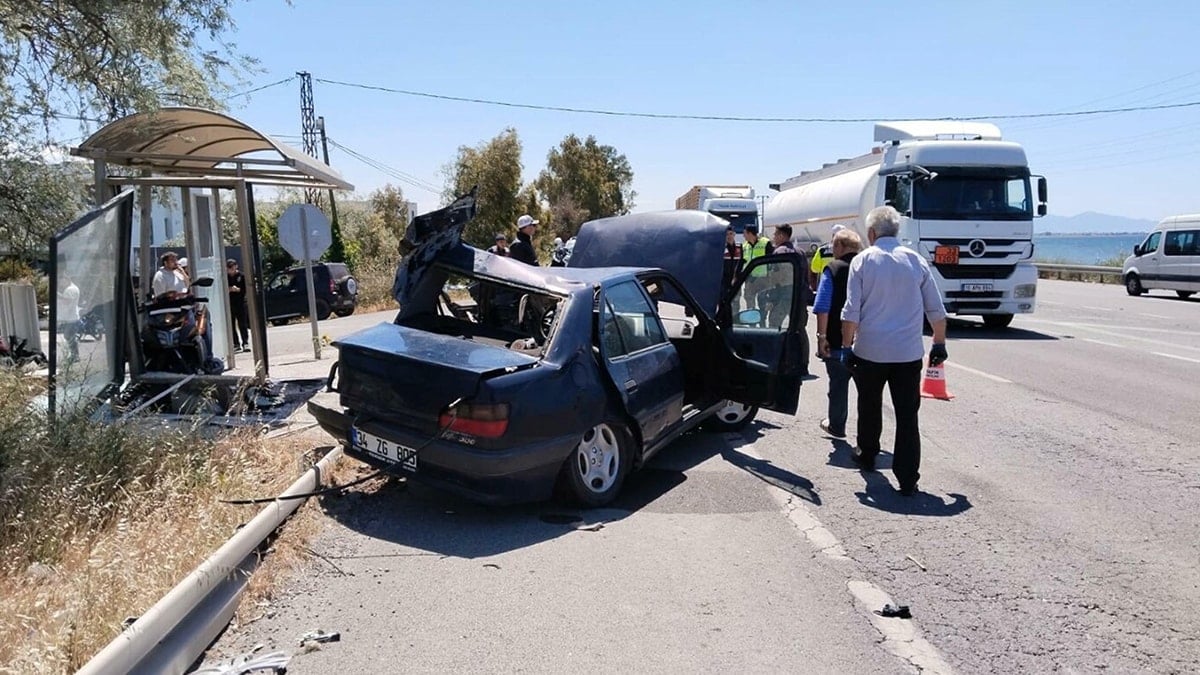 Ayvalık'ta ortalık savaş alanına döndü: Yaralılar var