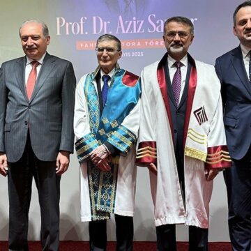 Aziz Sancar’a fahri doktora