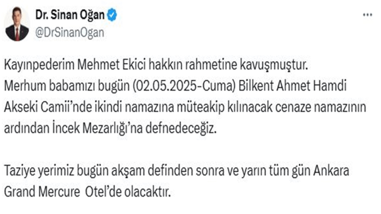 Bahçeli'nin eski yardımcısı hayatını kaybetti