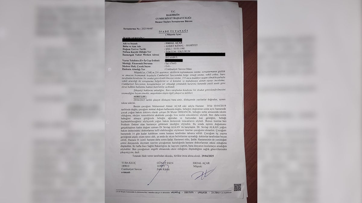 Bir yenidoğan vakası daha: 'Bebeğimi 14 gün boşu boşuna beklettiler'