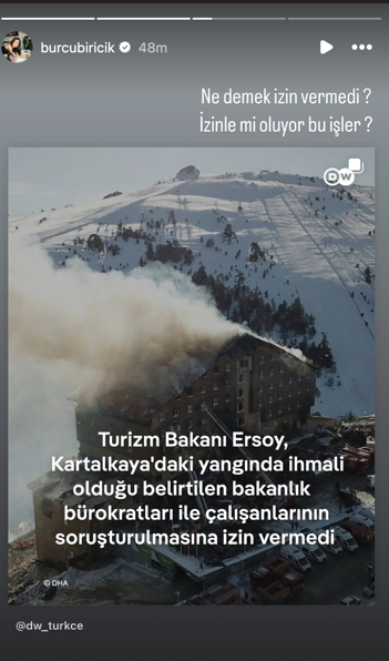 Burcu Biricik, Bakan Ersoy'un kararına ateş püskürdü!