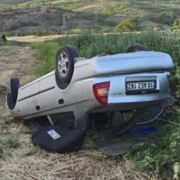 Bursa’da otomobil şarampole yuvarlandı: Yaralılar var