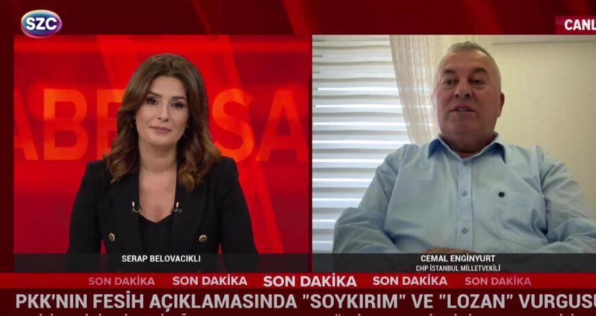Cemal Enginyurt’tan canlı yayında çok sert Lozan tepkisi