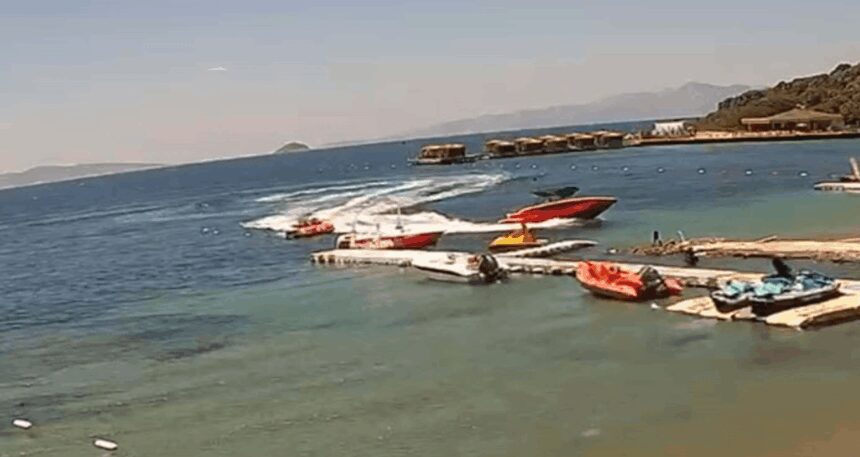 Denizde can pazarı: Turistler teknede felaketi yaşadı
