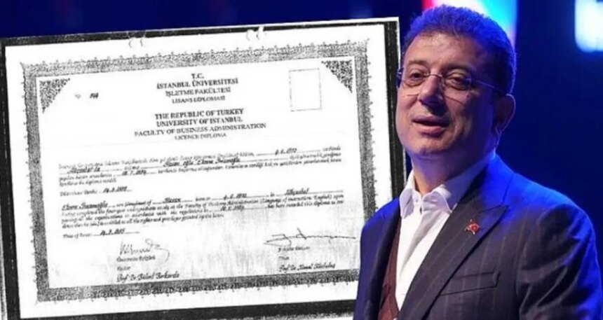 Diplomayı iptal eden rektör açıkladı: İmamoğlu’nun adresini bulamamışlar!