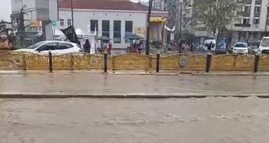 Elazığ’da sağanak ve dolu etkili oldu