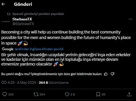 Elon Musk kendi kurallarını yazıyor: Starbase'i kurdu