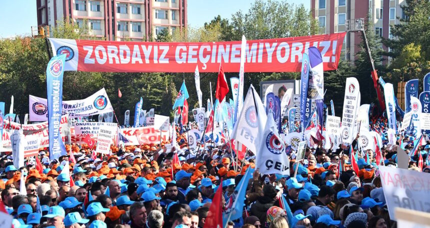 İktidarı protesto Türk-İş’ i korkuttu