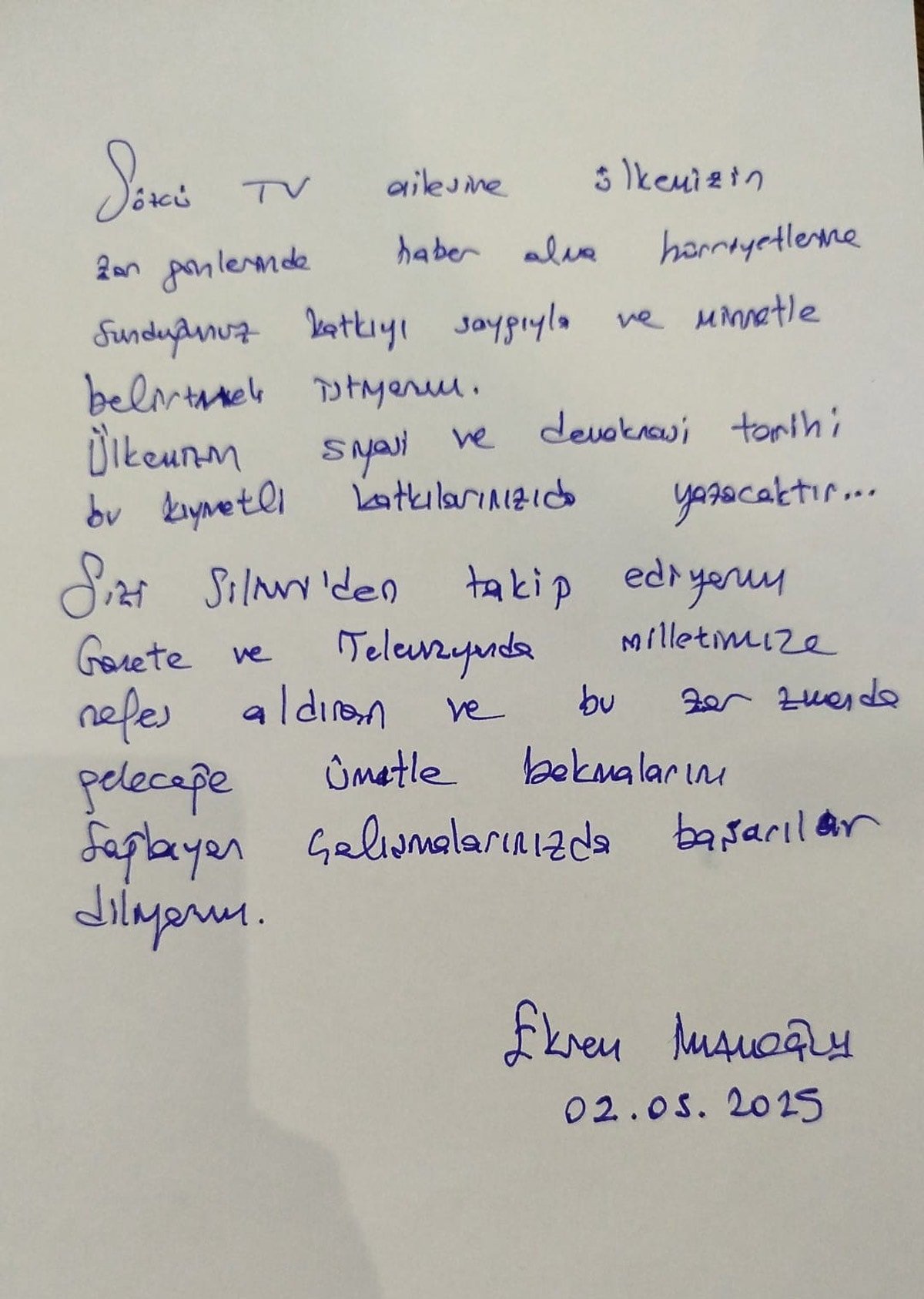 İmamoğlu: SÖZCÜ’nün tarihe katkısı kıymetli