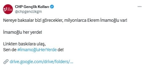 İmamoğlu yasağına karşı CHP'li gençlerden yeni kampanya