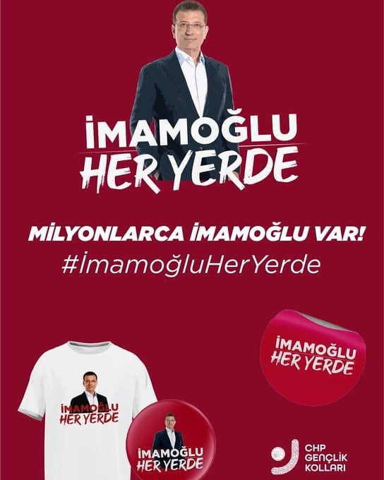İmamoğlu yasağına karşı CHP'li gençlerden yeni kampanya