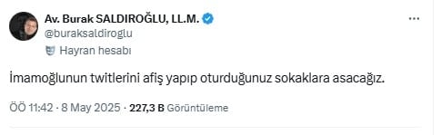 İmamoğlu'nun paylaşımlarını çıktı alıp sokakta dağıtan avukat gözaltına alındı