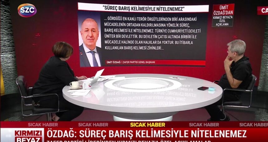İpek Özbey canlı yayında okudu! Ümit Özdağ’dan fesih kararıyla ilgili çarpıcı sözler