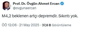 İstanbul 4.2 ile sallandı! Naci Görür'den gece yarısı kritik açıklama