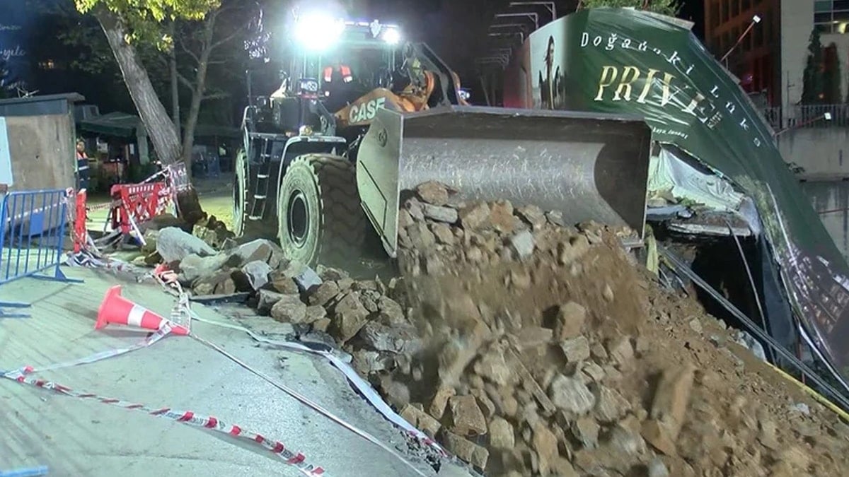 İstanbul'da dün gece yarısı: Kamyonların biri geldi biri gitti, zamanla yarıştılar