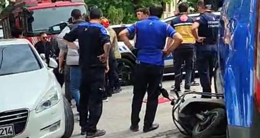 İstanbul’da kargo aracıyla motosiklet çarpıştı: 1 ağır yaralı