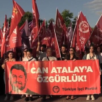 İzmir’de Can Atalay yürüyüşü