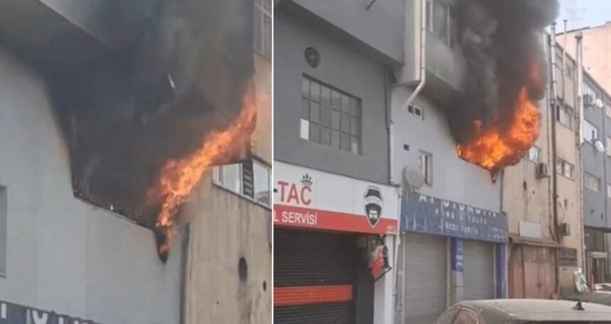 Kağıthane’de iş yerinde yangın: Ölü ve yaralı var