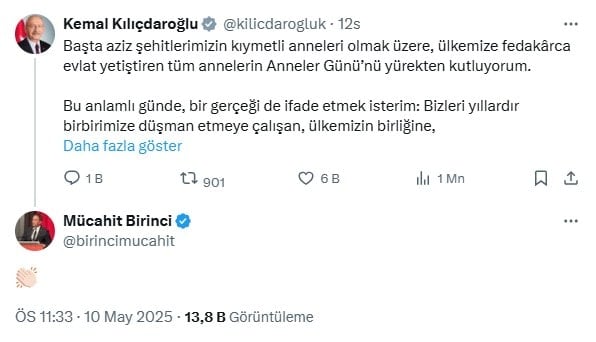 Kılıçdaroğlu'nun 'destek' mesajına iktidara yakın hesaplardan alkış yağmuru