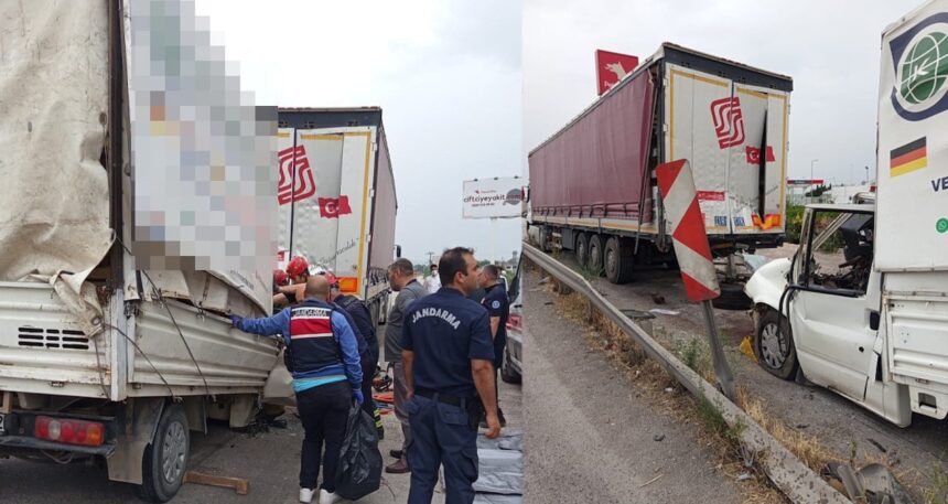 Kontrolden çıkan kamyonet faciaya neden oldu: 2 ölü