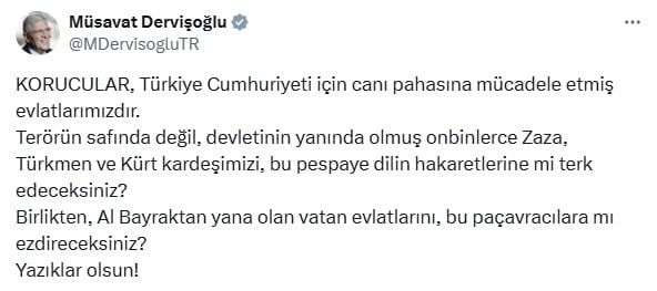 'Korucular çobanlık yapsın' sözlerine tepki yağıyor