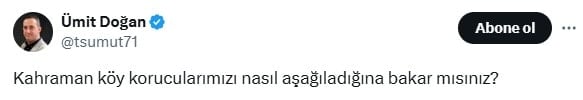 'Korucular çobanlık yapsın' sözlerine tepki yağıyor