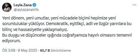 Leyla Zana uzun zaman sonra konuştu!