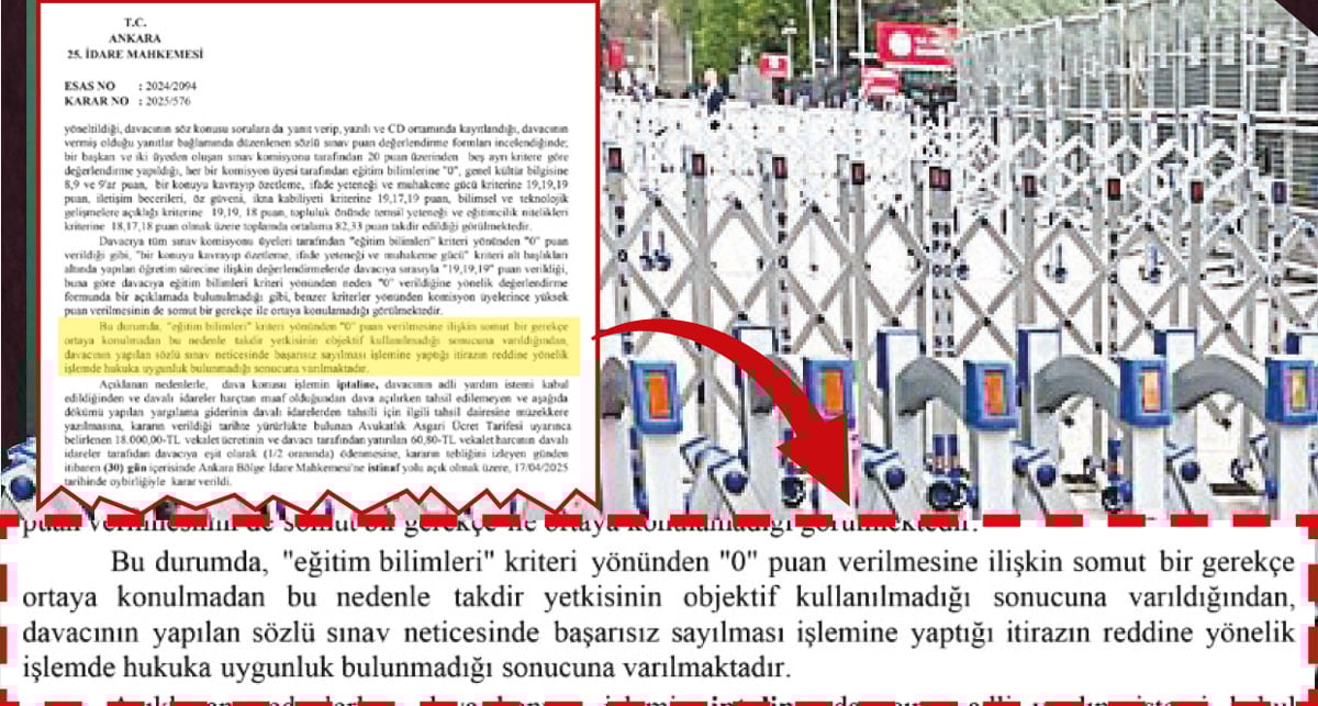Mahkeme kararında torpil onaylandı