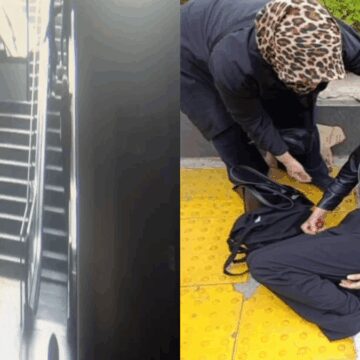 Metro’daki felaket anları kamerada!