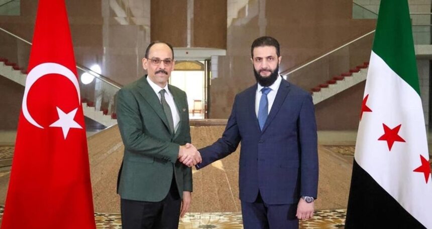 MİT Başkanı Kalın Suriye Devlet Başkanı Şara ile görüştü