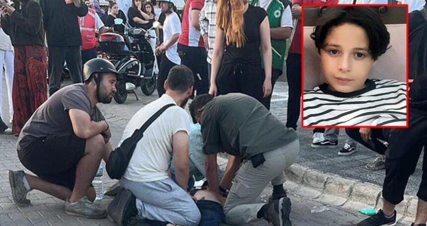 Motosikletin çarptığı çocuk yaşamını yitirdi