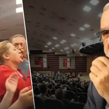 Nureddin Yıldız’a şok protesto: AKP’li yöneticiler kendilerini siper etti