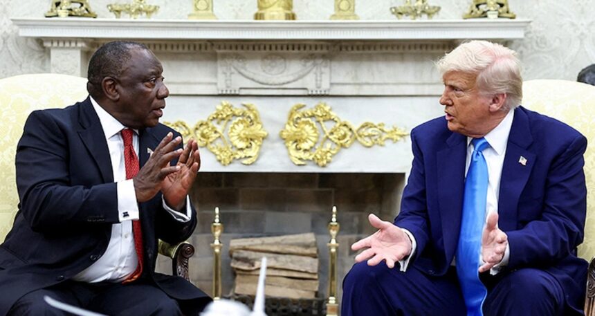 Oval Ofis’te gergin anlar! Trump’ın ‘soykırım’ imasına Güney Afrika liderinden ‘uçak’ göndermesi