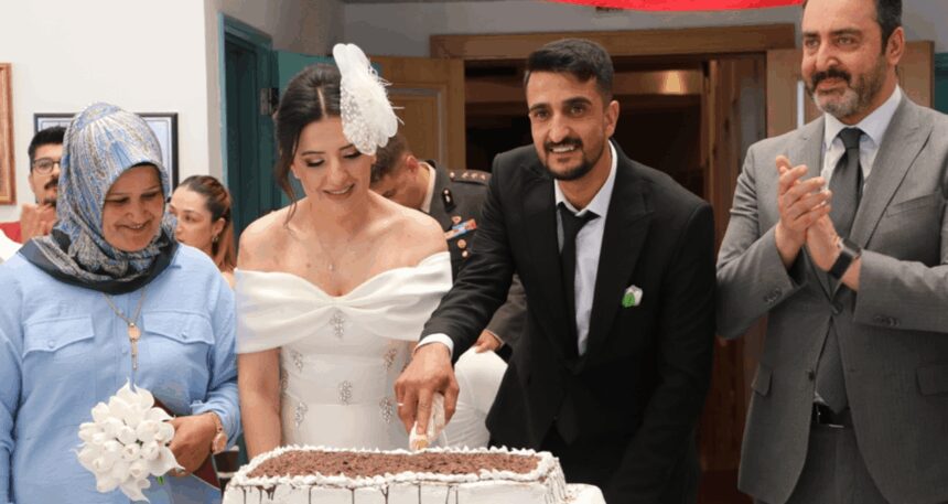 Pençe-Şimşek gazisi hastanede nikah kıydı
