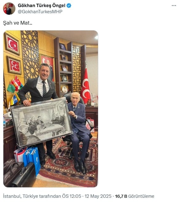 PKK'nın silah bıraktığı gün MHP'liler bu fotoğrafı paylaştı