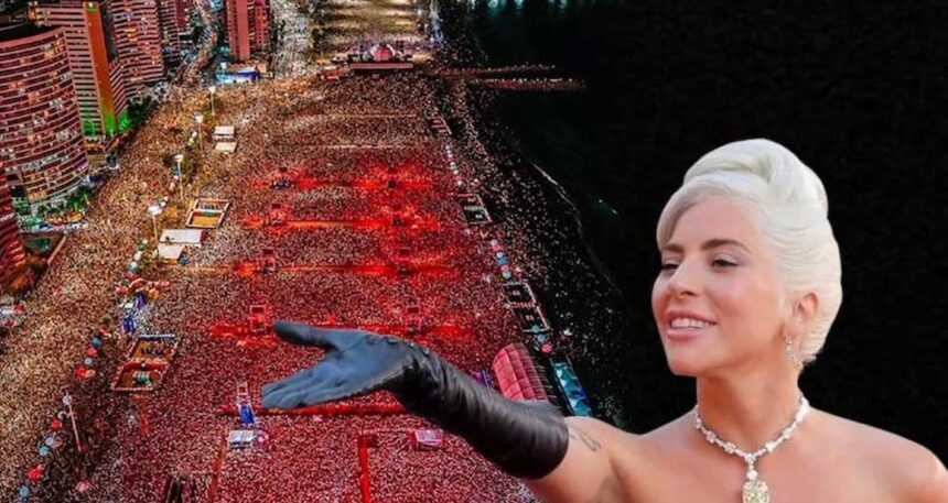 Rio’da Lady Gaga rüzgarı: 2 milyon kişi katıldı