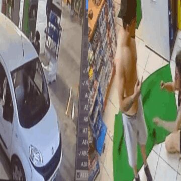 Saldırıya uğrayan kadın markete sığındı orada da kurtulamadı