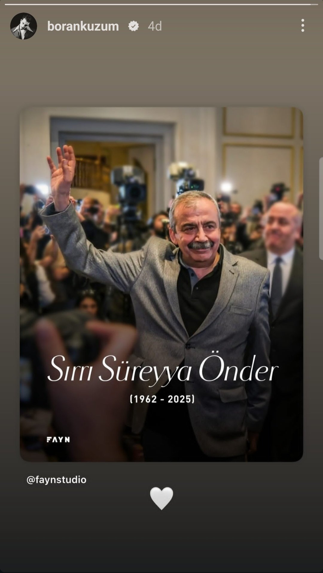 Sanat dünyasından Sırrı Süreyya Önder için taziye mesajları